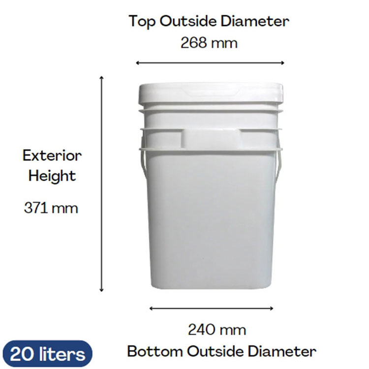 Why Are 20L Square Pails the Best Choice for Your Storage and Transportation Needs