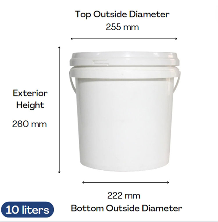 Why Choose Injection Molded 10L Round Pails for Bulk Packaging?