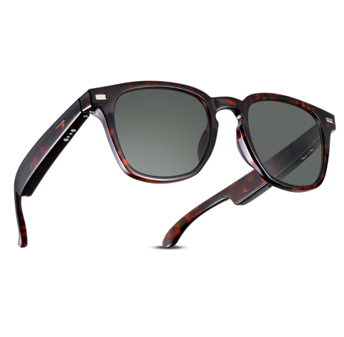 Retro Style Smart Audio Glasses for Outdoor Use and Custom Branding
