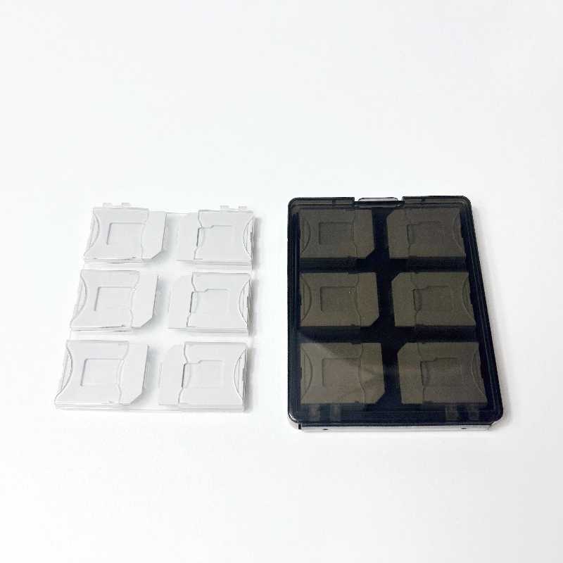 Portable 12 Slots Memory Card Case for 12 SD Cards and 6 Micro SD Cards